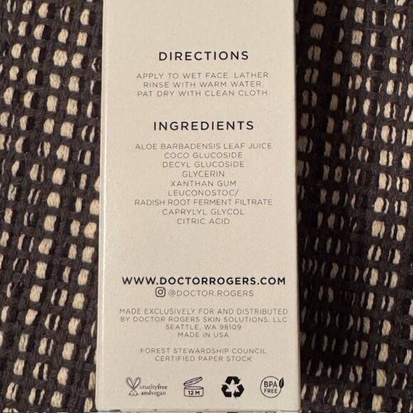 NIB Doctor Rogers RESTORE Face Wash 5 oz - Picture 4 of 8